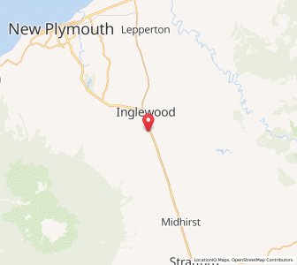 Map of Te Tawa, Taranaki