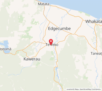 Map of Te Teko, Auckland