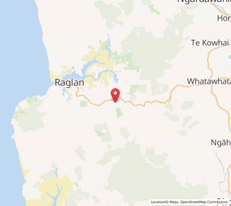 Map of Te Uku, Waikato