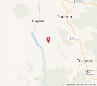 Map of Te Waotu, Waikato