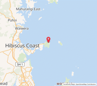 Map of Te Whanga, Auckland