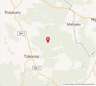 Map of Te Whetu, Waikato