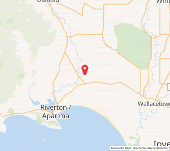 Map of Thornbury, Southland