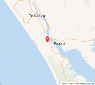 Map of Tikinui, Northland
