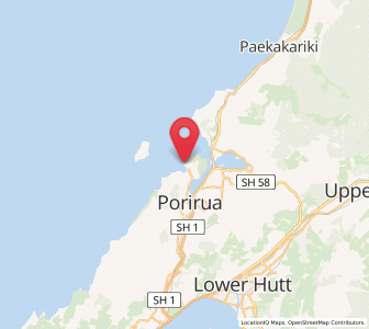 Map of Titahi Bay, Wellington