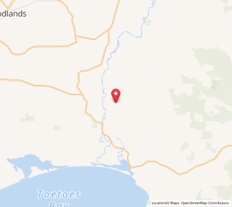Map of Titiroa, Southland