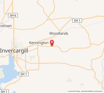 Map of Toa, Southland