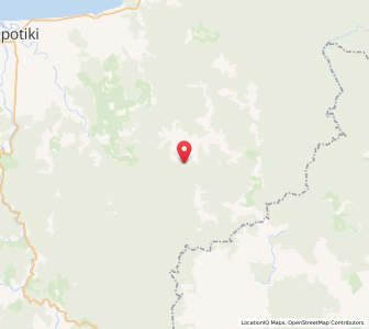 Map of Toatoa, Bay of Plenty