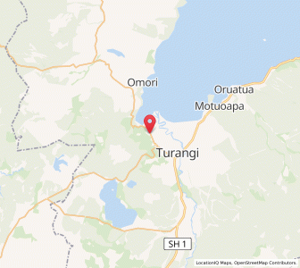 Map of Tokaanu, Waikato