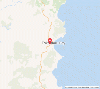 Map of Tokomaru, Gisborne