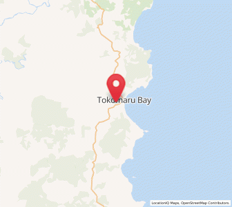 Map of Tokomaru, Gisborne