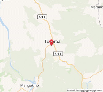 Map of Tokoroa, Waikato