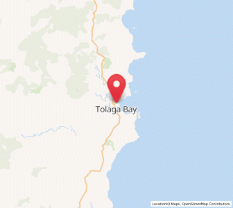 Map of Tolaga Bay, Gisborne