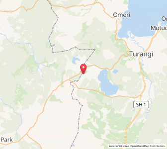 Map of Tongariro, Waikato