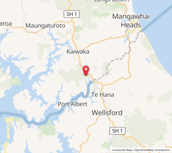 Map of Topuni, Northland