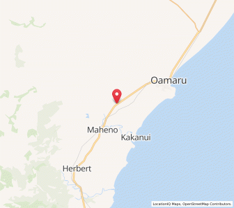 Map of Totara, Otago