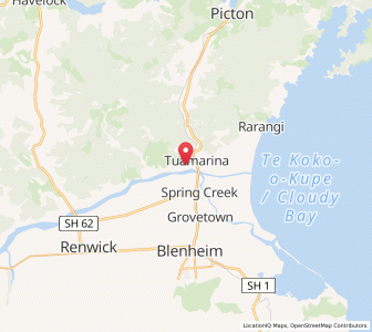 Map of Tuamarina, Marlborough