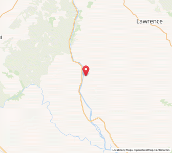 Map of Tuapeka Mouth, Otago