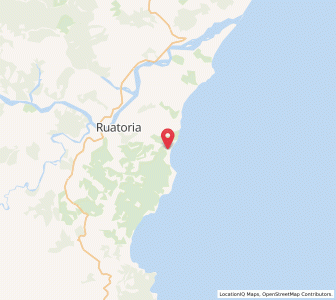 Map of Tuparoa, Gisborne