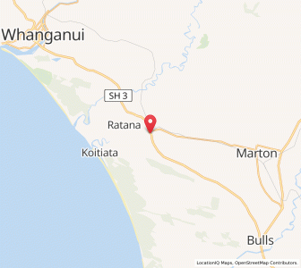 Map of Turakina South, Manawatu-Wanganui
