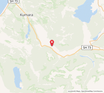 Map of Turiwhate, West Coast