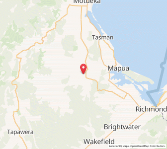 Map of Upper Moutere, Tasman