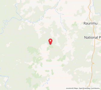 Map of Upper Ruatiti, Manawatu-Wanganui