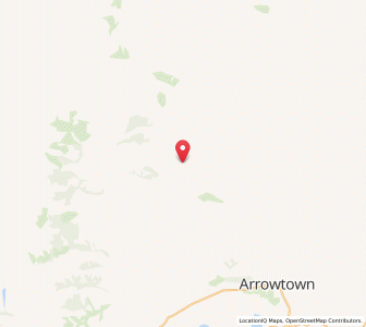 Map of Upper Shotover, Otago
