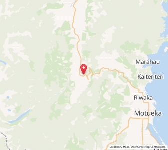 Map of Upper Takaka, Tasman