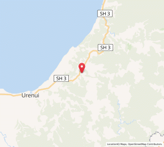 Map of Uruti, Taranaki
