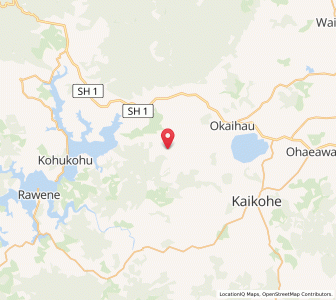 Map of Utakura, Northland