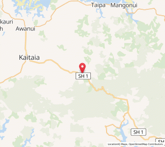 Map of Victoria Valley, Northland