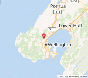 Map of Wadestown, Wellington