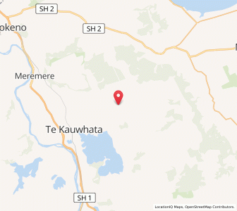 Map of Waerenga, Waikato