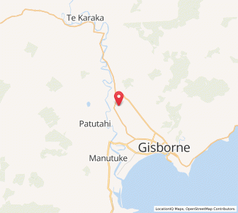 Map of Waerengaahika, Gisborne