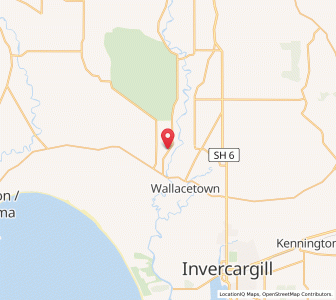 Map of Waianiwa, Southland