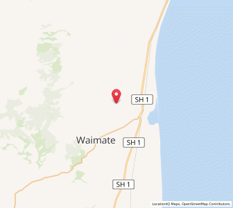 Map of Waiariari, Canterbury