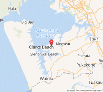 Map of Waiau Pa, Auckland