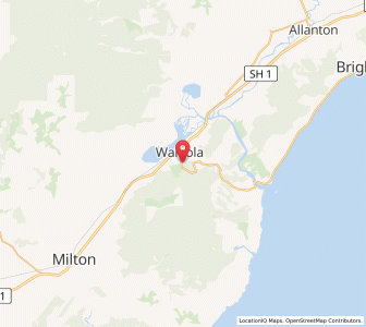 Map of Waihola, Otago