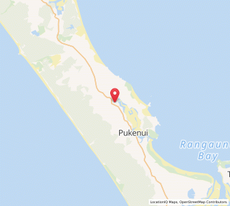 Map of Waihopo, Northland