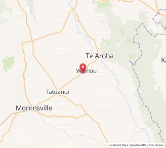 Map of Waihou, Waikato