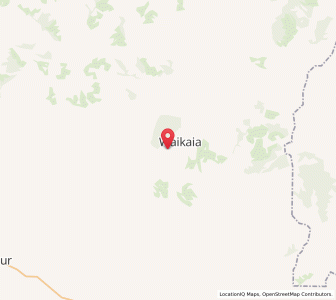 Map of Waikaia, Southland