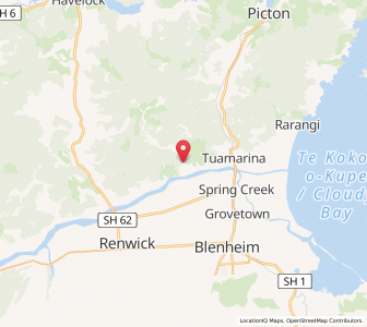 Map of Waikakaho, Marlborough