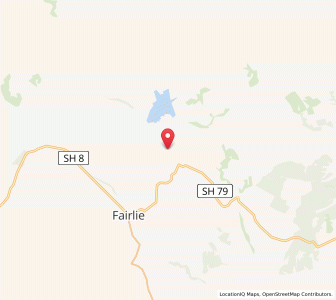 Map of Waikarua, Canterbury