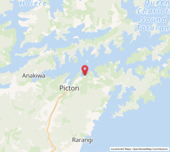 Map of Waikawa, Marlborough