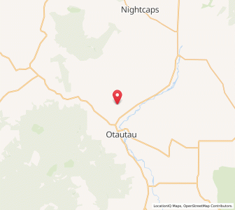 Map of Waikouro, Southland