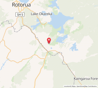 Map of Waimangu, Bay of Plenty