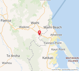 Map of Waimata, Waikato