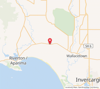 Map of Waimatuku, Southland