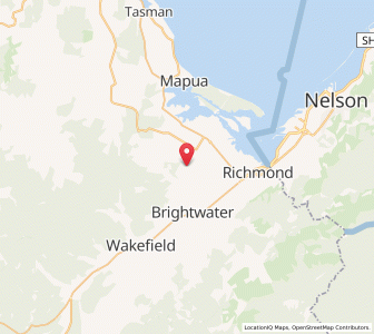 Map of Waimea West, Tasman